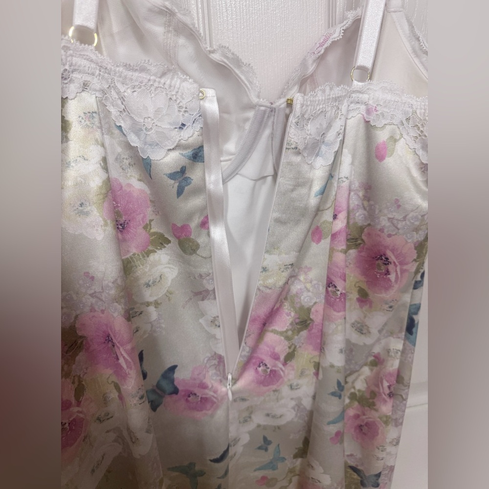 VICTORIA'S SECRET Wicked Satin Lace-Trim Slip Dress size XL NWT retail$120 - Picture 5 of 10